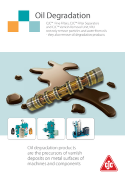 Oil degradation brochure