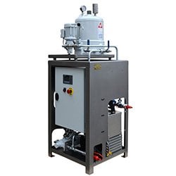 CJC Desorber/Filter Combi Unit, removal of large amounts of water from EALs and biodegradable lubricants
