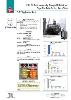 Bulk Carrier, Cape Size, Stern Tube, ESL-Shipping, EAL Oil, ASMA7035