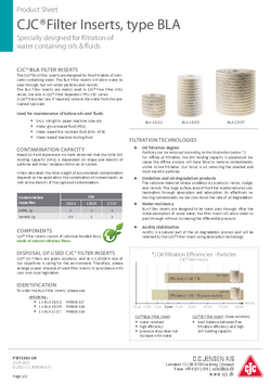 Filter Insert type BLA_PSFI3205