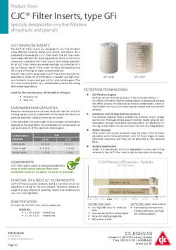 Filter Insert, Type GFi_PSFI3218UK