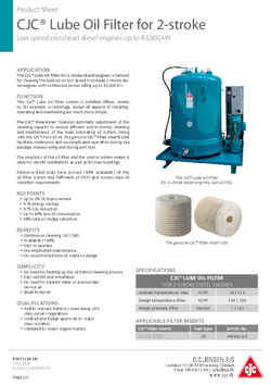 Lube Oil Filter for 2-stroke diesel engines low speed_PSST1120-UK Lube Oil Filter for 2-stroke diesel engines low speed_PSST1120-UK