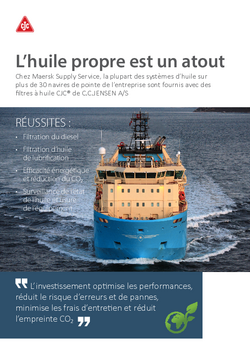 Marine case: Maersk Supply Service brochure - Clean oil is a must