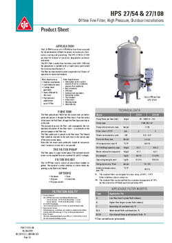 HDHDU 27/27 Heavy Duty Filtration Unit - CC Jensen