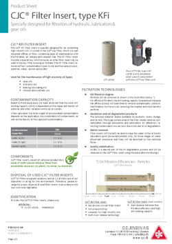 Key Filter insert, KFI, CJC_PSFI3034-UK