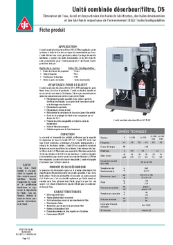 Desorber/Filter Combi Unit, D5_PSST1019