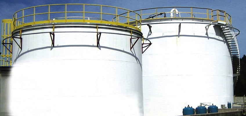 Clean Oil on Storage tanks Clean Oil on Storage tanks